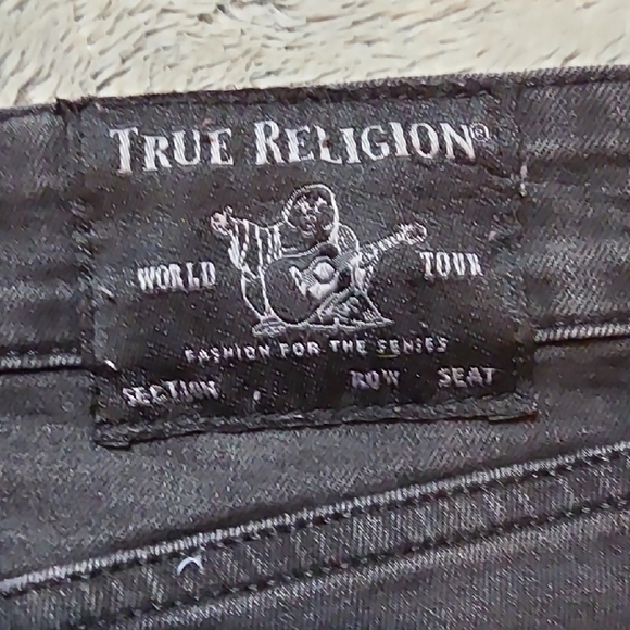 True Religion Women's Black Jeans. Size 29 - Picture 5 of 9